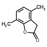 CAS#: 30531-62-5, 4,7-Dimethyl-1-Benzofuran-2(3H)-One