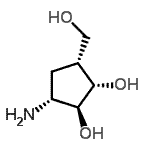 CAS#: 305384-32-1, (1S,2S,3R,5R)-3-Amino-5-(Hydroxymethyl)-1,2-Cyclopentanediol