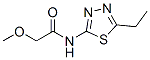 CAS 登录号：305855-10-1， N-(5-乙基-1,3,4-噻二唑-2-基)-2-甲氧基-乙酰胺