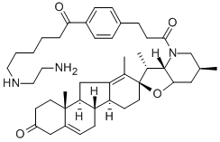 CAS#: 306387-90-6, 3-Keto-N-(aminoethyl-aminocaproyl-dihydrocinnamoyl)cyclopamine
