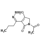 CAS#: 306753-97-9, 1-Acetyl-3-[(1Z)-Butanehydrazonoyl]-4-Hydroxy-1,5-Dihydro-2H-Pyrrol-2-One