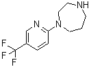 CAS 登录号：306934-70-3， 1-[5-(三氟甲基)吡啶-2-基]-1,4-二氮杂环庚烷