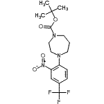 CAS#: 306934-72-5, 2-Methyl-2-Propanyl 4-[2-Nitro-4-(Trifluoromethyl)Phenyl]-1,4-Diazepane-1-Carboxylate