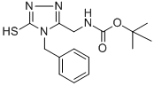 CAS#: 306935-43-3, 4-Benzyl-5-(N-Tert-Butoxycarbonylaminomethyl)-1,2,4-Triazole-3-Thiol