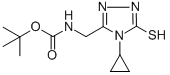 CAS#: 306935-44-4, Tert-Butyl N-[(4-Cyclopropyl-5-Mercapto-4H-1,2,4-Triazol-3-Yl)Methyl]Carbamate