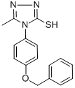 CAS#: 306936-82-3, 4-[4-(Benzyloxy)Phenyl]-5-Methyl-4H-1,2,4-Triazole-3-Thiol