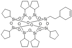 CAS#: 307496-19-1, 1-[2-(3-Cyclohexen-1-yl)ethyl]-3,5,7,9,11,13,15-heptacyclopentylpentacyclo[9.5.13,9.15,15.17,13]octasiloxane