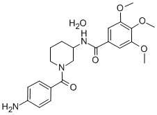 CAS#: 30751-15-6, N-(1-(P-Aminobenzoyl)-3-Piperidyl)-3,4,5-Trimethoxybenzamide Hydrate