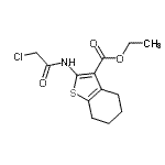 CAS#: 307512-27-2, Ethyl 2-[(Chloroacetyl)Amino]-4,5,6,7-Tetrahydro-1-Benzothiophene-3-Carboxylate