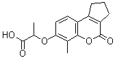 CAS 登录号：307548-90-9， 2-[(6-甲基-4-氧代-1,2,3,4-四氢环戊烯并[c]苯并吡喃-7-基)氧基]丙酸