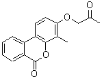 CAS#: 307551-49-1, 4-Methyl-3-(2-Oxopropoxy)-6H-Benzo[c]Chromen-6-One