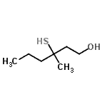 CAS#: 307964-23-4, 3-Methyl-3-Sulfanyl-1-Hexanol