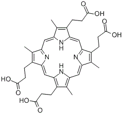 CAS#: 3082-03-9, 3,7,13,17-Tetramethyl-21H,23H-Porphine-2,8,12,18-Tetrapropanoic Acid