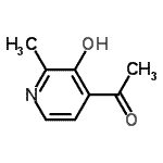 CAS#: 30842-04-7, 1-(3-Hydroxy-2-Methyl-4-Pyridinyl)Ethanone
