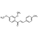 CAS#: 30929-45-4, (2E)-1-(2,4-Dimethoxyphenyl)-3-(4-Methylphenyl)-2-Propen-1-One