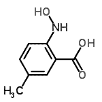 CAS 登录号：3096-65-9， 2-(羟基氨基)-5-甲基苯甲酸