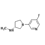 CAS#: 309960-10-9, (3R)-1-(5-Fluoro-3-Pyridinyl)-N-Methyl-3-Pyrrolidinamine