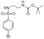CAS 登录号：310480-85-4， N-(2-叔丁氧羰基-氨基乙基)-4-溴苯磺酰胺