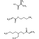 CAS#: 31071-53-1, Butyl Prop-2-Enoate; 2-Ethylhexyl Prop-2-Enoate; 2-Methylprop-2-Enoic Acid
