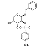 CAS 登录号：31079-87-5， 苄基2-O-[(4-甲基苯基)磺酰基]-beta-D-阿拉伯糖吡喃糖苷