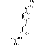 CAS#: 31088-90-1, 1-{4-[2-Hydroxy-3-(Isopropylamino)Propoxy]Phenyl}Urea
