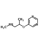 CAS#: 310881-02-8, N-Methyl-2-(5-Pyrimidinyloxy)-1-Propanamine