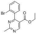 CAS 登录号：311340-73-5， 2-甲基-4-(2-溴苯基)-嘧啶-5-羧酸乙酯
