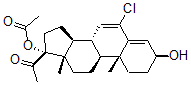 CAS#: 3114-44-1, [(3S,8R,9S,10R,13S,14S,17R)-17-Acetyl-6-Chloro-3-Hydroxy-10,13-Dimethyl-1,2,3,8,9,11,12,14,15,16-Decahydrocyclopenta[a]Phenanthren-17-Yl] Acetate