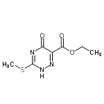 CAS#: 31143-85-8, Ethyl 3-(Methylsulfanyl)-5-Oxo-2,5-Dihydro-1,2,4-Triazine-6-Carboxylate