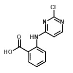 CAS 登录号：31185-80-5， 2-[(2-氯-4-嘧啶基)氨基]苯甲酸