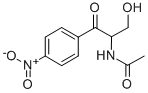 CAS 登录号：3123-13-5， N-[1-(羟基甲基)-2-(4-硝基苯基)-2-氧代乙基]乙酰胺