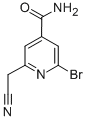 CAS 登录号：312325-81-8， 2-溴-6-(氰基甲基)-4-吡啶甲酰胺