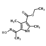 CAS#: 312534-19-3, Ethyl 5-[(1E)-N-Hydroxyethanimidoyl]-2,4-Dimethyl-1H-Pyrrole-3-Carboxylate