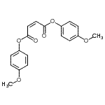 CAS 登录号：31263-13-5， 二(4-甲氧基苯基)(2Z)-2-丁烯二酸酯