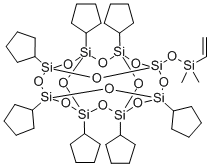 CAS#: 312693-40-6, 1,3,5,7,9,11,13-Heptacyclopentyl-15-[(ethenyldimethylsilyl)oxy]-Pentacyclo[9.5.1.13,9.15,15.17,13]octasiloxane