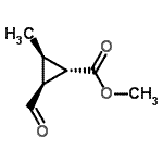 CAS#: 312910-89-7, Methyl (1S,2S,3R)-2-Formyl-3-Methylcyclopropanecarboxylate