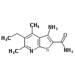 CAS#: 312915-90-5, 3-Amino-5-Ethyl-4,6-Dimethylthieno[2,3-b]Pyridine-2-Carboxamide