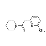 CAS#: 31293-29-5, 2-(6-Methyl-2-Pyridinyl)-1-(1-Piperidinyl)Ethanethione