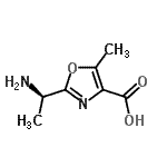 CAS 登录号：312958-46-6， 2-[(1R)-1-氨基乙基]-5-甲基-1,3-恶唑-4-羧酸