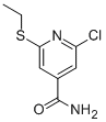 CAS 登录号：313269-83-9， 2-氯-6-(乙硫基)-4-吡啶甲酰胺