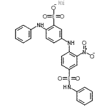 CAS 登录号：31361-99-6， 钠2-苯胺基-5-{[2-硝基-4-(苯基氨基磺酰基)苯基]氨基}苯磺酸酯