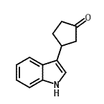 CAS#: 313663-95-5, 3-(1H-Indol-3-Yl)Cyclopentanone