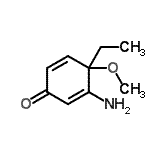 CAS#: 313693-60-6, 3-Amino-4-Ethyl-4-Methoxy-2,5-Cyclohexadien-1-One