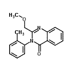 CAS#: 31383-55-8, 2-(Methoxymethyl)-3-(2-Methylphenyl)-4(3H)-Quinazolinone