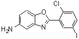 CAS 登录号：313953-34-3， 2-(2-氯-5-碘苯基)-1,3-苯并恶唑-5-胺