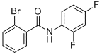 CAS 登录号：314025-94-0， 2-溴-N-(2,4-二氟苯基)苯甲酰胺