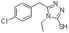 CAS#: 31405-23-9, 5-(4-Chlorobenzyl)-4-Ethyl-4H-1,2,4-Triazole-3-Thiol