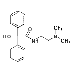 CAS#: 31416-65-6, N-[2-(Dimethylamino)Ethyl]-2-Hydroxy-2,2-Diphenylacetamide