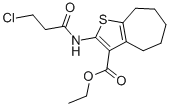 CAS#: 314244-45-6, 2-[(3-Chloro-1-Oxopropyl)Amino]-5,6,7,8-Tetrahydro-4H-Cyclohepta[b]Thiophene-3-carboxylic Acid Ethyl Ester