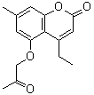 CAS#: 314742-55-7, 4-Ethyl-7-Methyl-5-(2-Oxopropoxy)-2H-Chromen-2-One